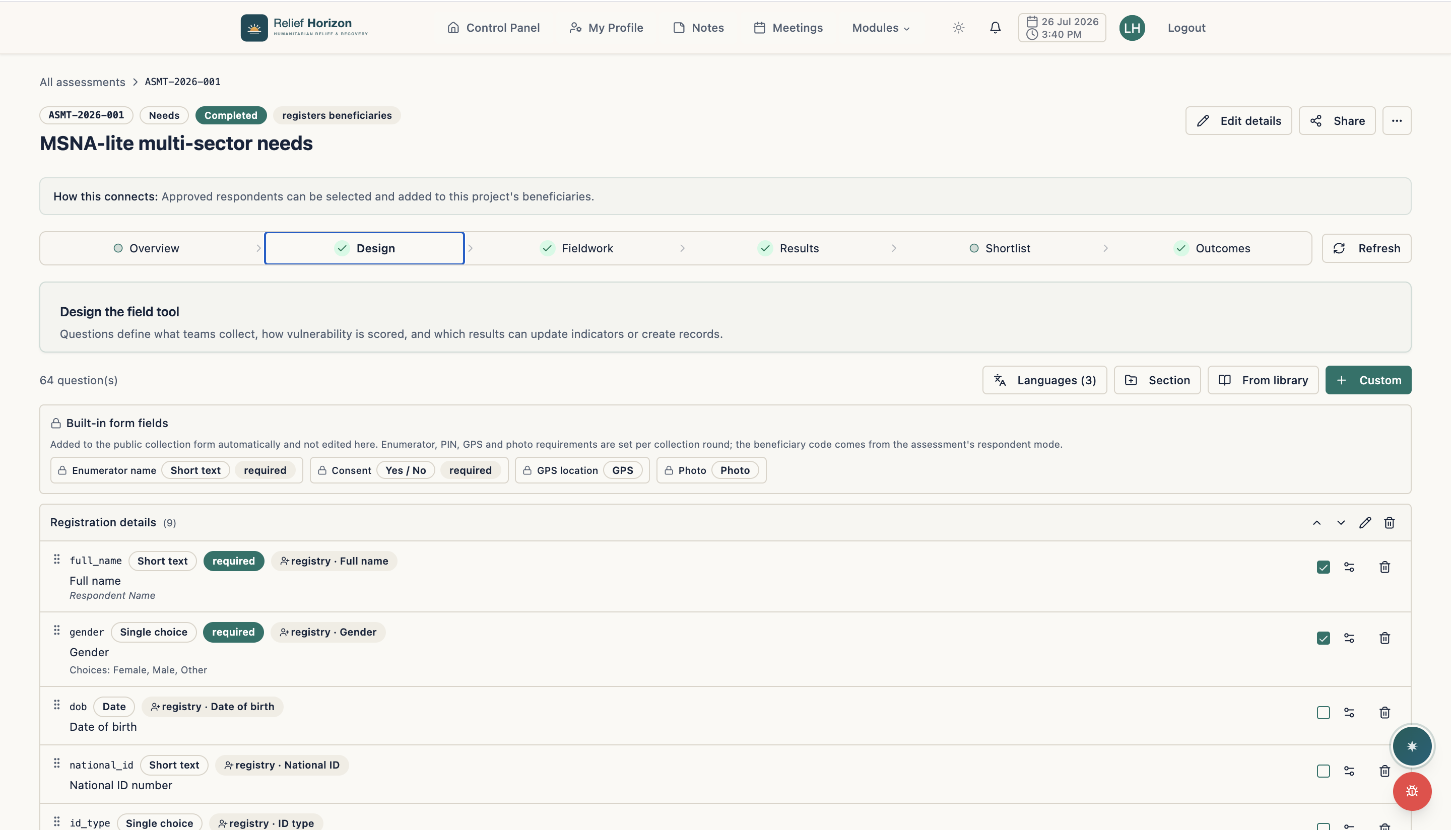Build assessments in minutes
